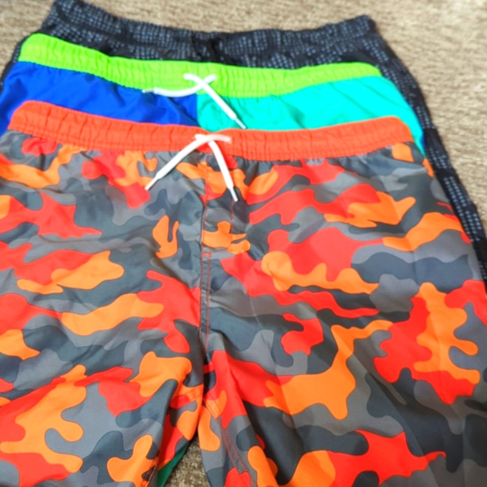 3 swim trunks Lands End